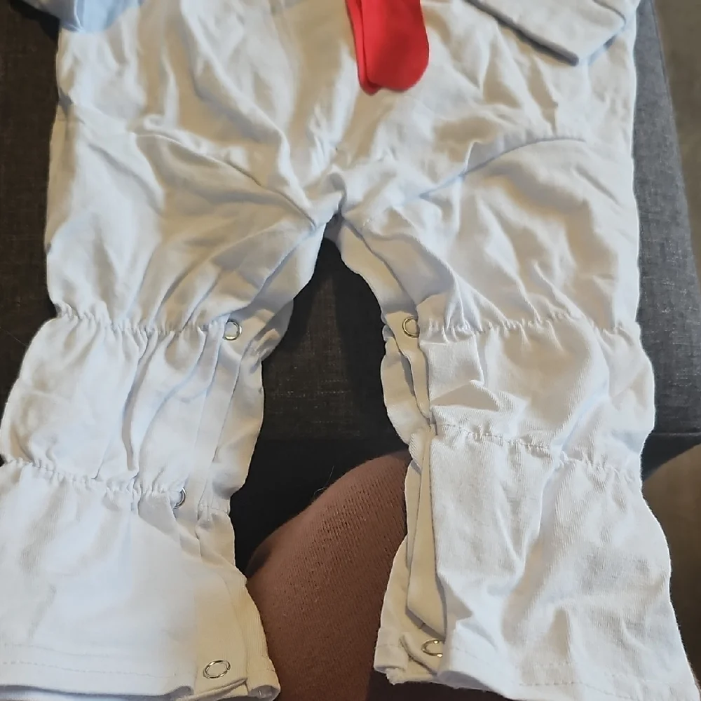 2018 Ghostbusters Stay Puft Costume Vintage Infant Size 6 / 12 Months Halloween - Picture 5 of 9
